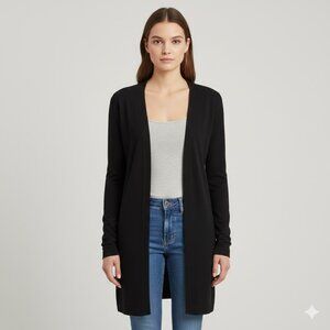 Chic Black Women's Cardigan